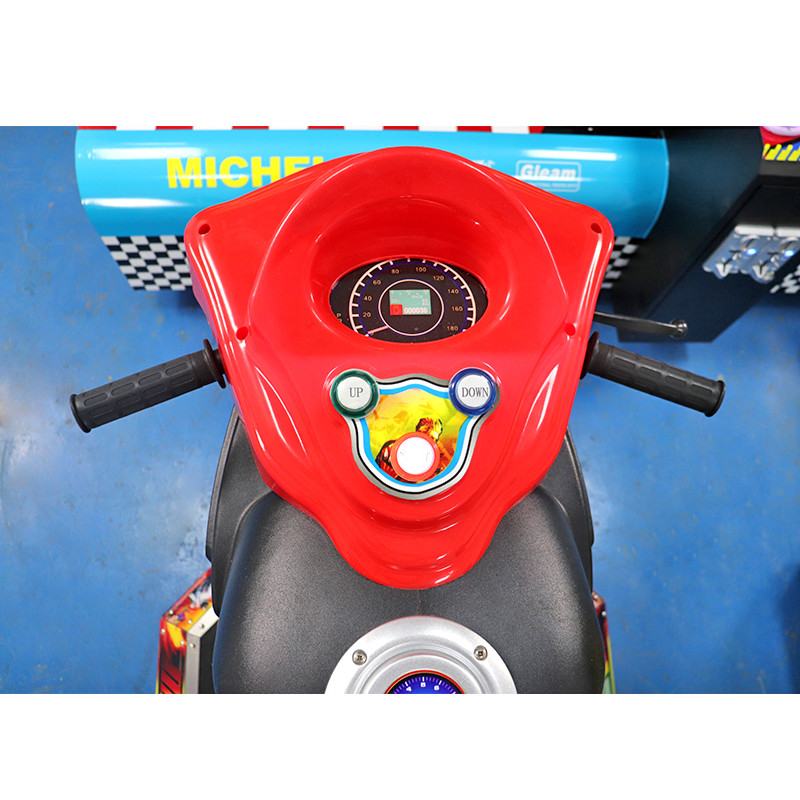 Stable Motorcycle Racing Arcade Machine , 230kg Racing Simulator Arcade Machine