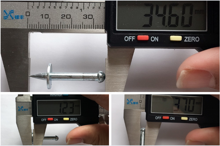 NK SHOOTING NAILS WITH 12MM STEEL WASHER