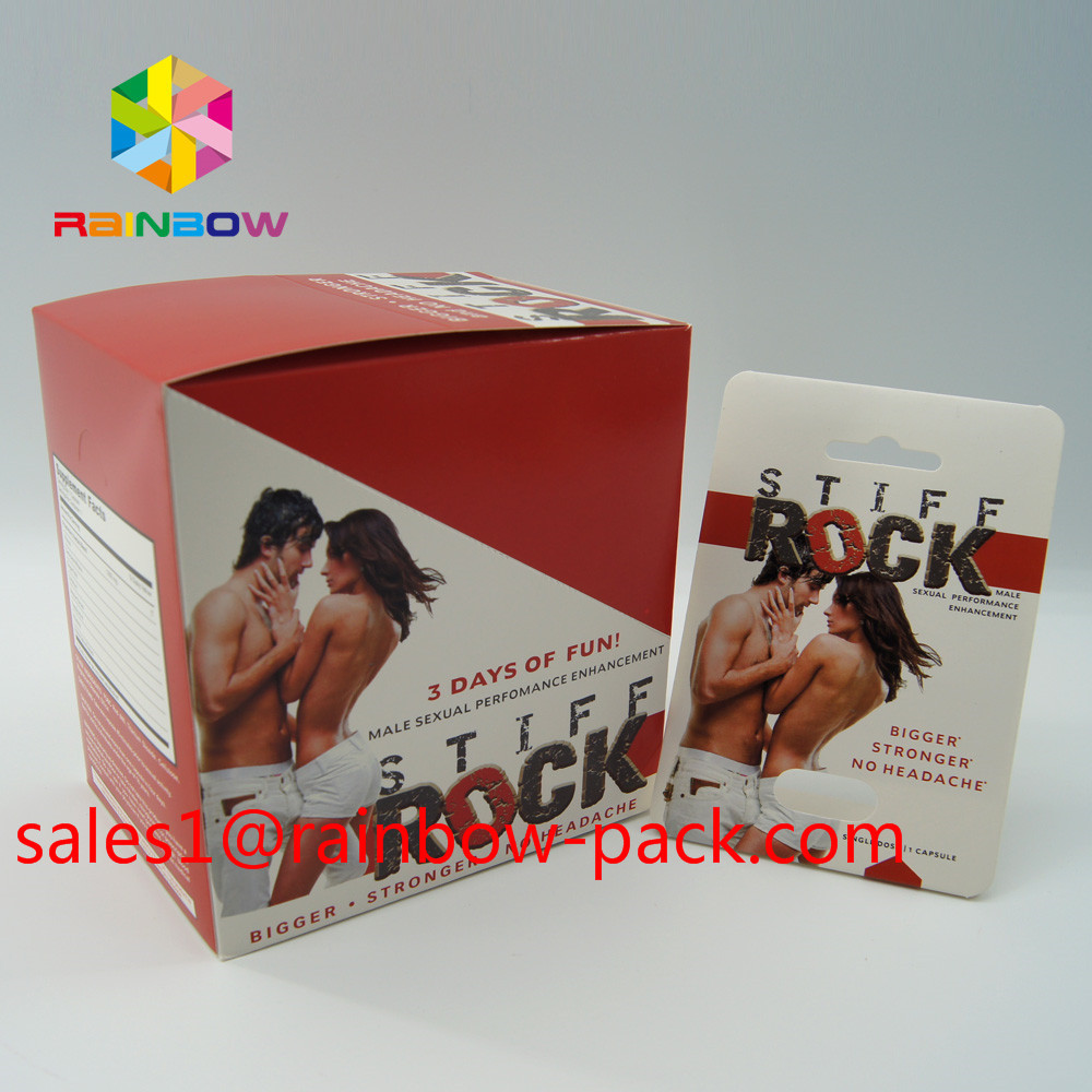 100% Biodegradable Custom White Cardboard Paper Box Best Selling Royal Honey Packaging Paper Box For Men Enhancement