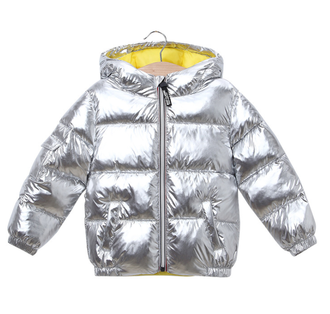Wholesales fashion design metallic women holographic rain coat