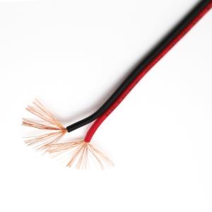 China PVC RVB Shielded Speaker Cable Flexible Copper Wire 18AWG 20AWG Red And Black wholesale