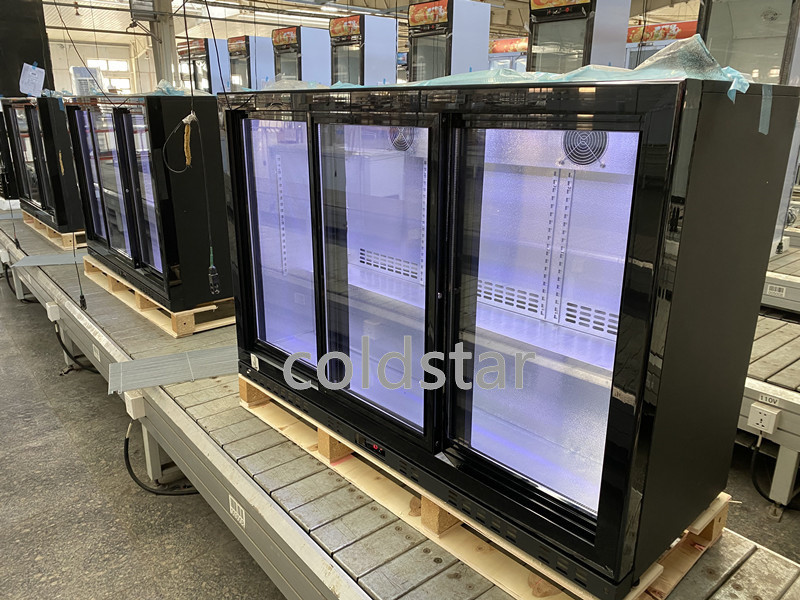 220L Double Glass Door Under Counter Back Bar Cooler Buy Beer Cooler Fridge