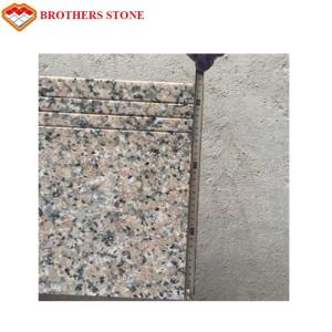 China Peach Red / Natural Pink Granite 3cm Granite Slab For Kitchen Countertops wholesale