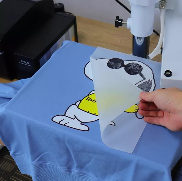 PET White DTF Transfer Film For Apparel Printing Fabric Decoration