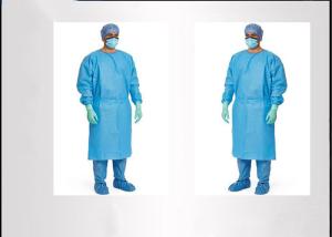 China Biodegradable Disposable Surgical Gown Against Liquid / Dust / Particle wholesale