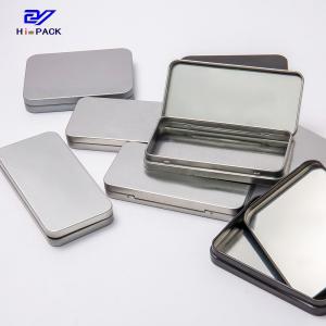 China Children Proof Rectangular Tin Containers For Weed / Flower Packing wholesale