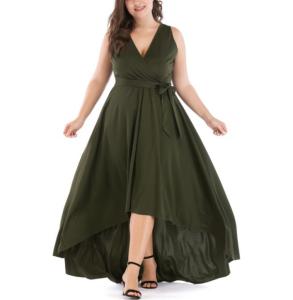 China Wholesale sexy fat women dresses sleeveless long plus size dress wholesale