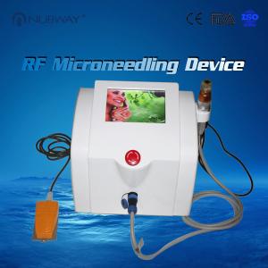 China Portable equipment Fractional RF microneedle / micro needle skin tightening machine / acne scar removal rf needle machin wholesale