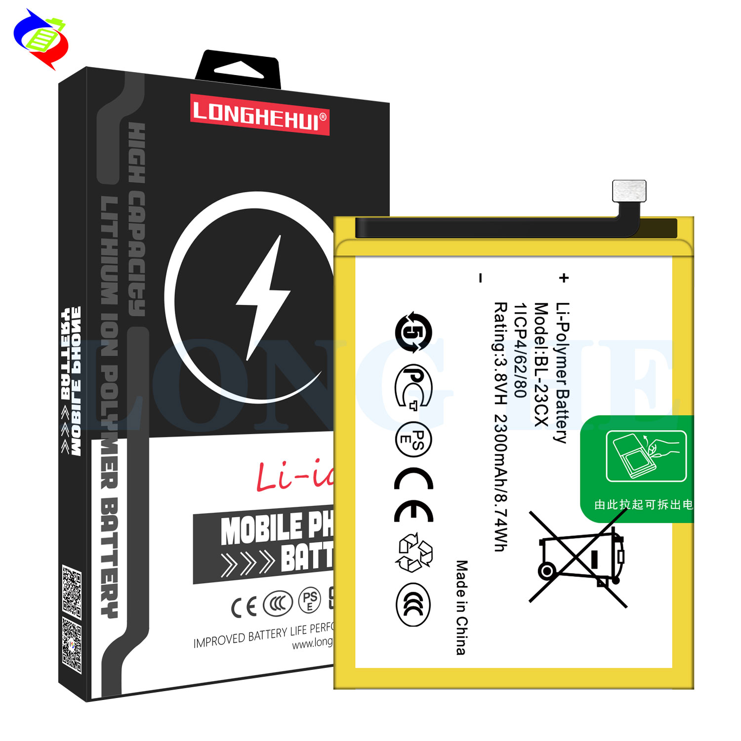 BL-23CX Replacement Battery For Infinix Zero2 X509 High Capacity for Mobile Phones