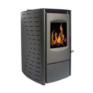 China 80kg Biomass Wood Burner 1.8kg/H Fuel Wood Pellet Heater wholesale