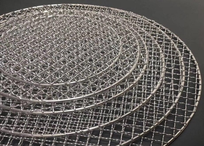 304 Intermediate Crimped Wire Mesh Galvanized For Barbecue Grill