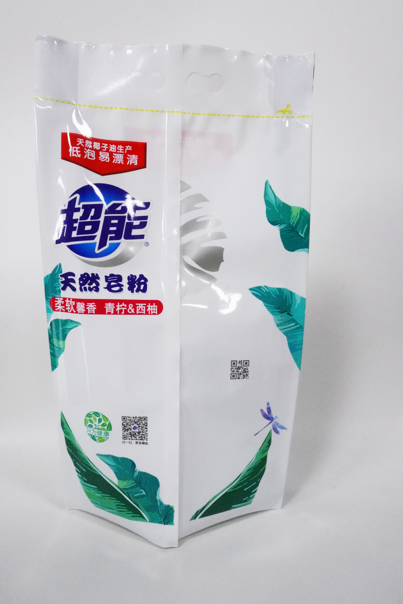 Safety Detergent Washing Powder Plastic Packing Bag Flexo Printing