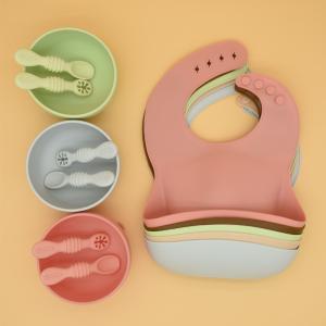 China OEM Custom Waterproof Soft Silicone Baby Feeding Kit BPA Free wholesale