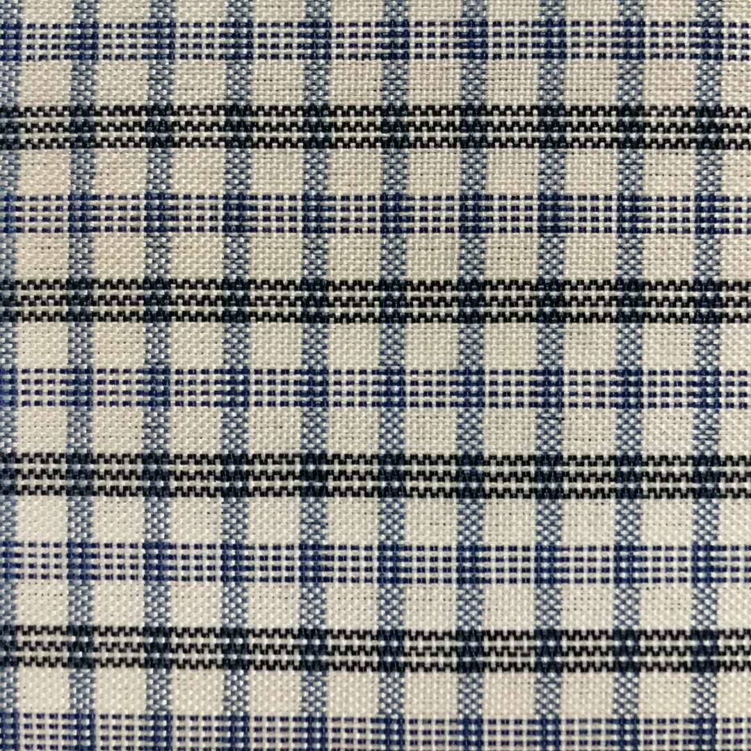 100% Polyester Yarn Dyed Check Fabric For Uniform 300Dx300D Width 57/58"