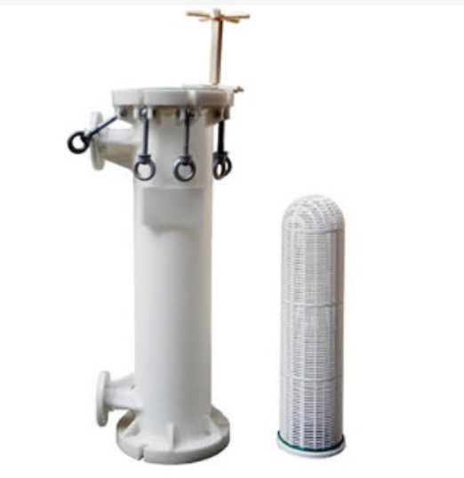 Polypropylene Plastic Bag Filter Housing Vessel Food Chemical Liquid PPH