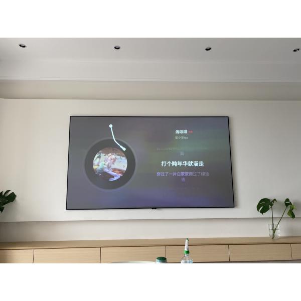 8K 3D Fixed Frame Screen Fresnel Anti Light Projector Screen