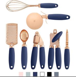 China Copper Coated 7 PC Stainless Steel Kitchen Gadget Set Utensils wholesale