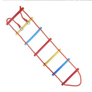 China Rainbow Plastic Step Kids Climbing Rope Ladder wholesale