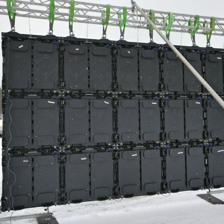 65536 points Outdoor Big Screen Hire , Foldable Led Display Billboard
