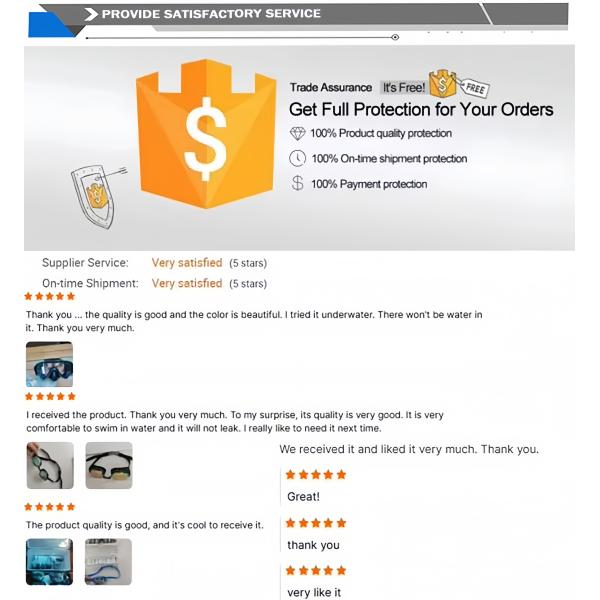 Polarized Swimming Goggles Customized Racing Swimming Goggles 17*5*7cm