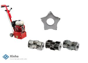 China Durable Concrete Floor Planers Parts Replacement Drum Cutters, Steel Washers And Shaft Parts wholesale