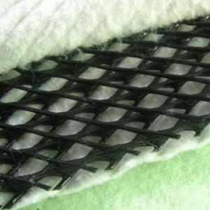 China High Strength Geocomposite Drain , Tri - Dimension HDPE Geonet wholesale