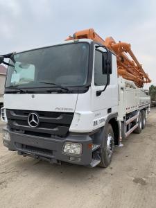 China Zoomlion 49M Concrete Equipment Concrete Placing 5 Boom Beton Pumper Renewed 140m3/h Concrete Pump Actros 3341 Truck wholesale