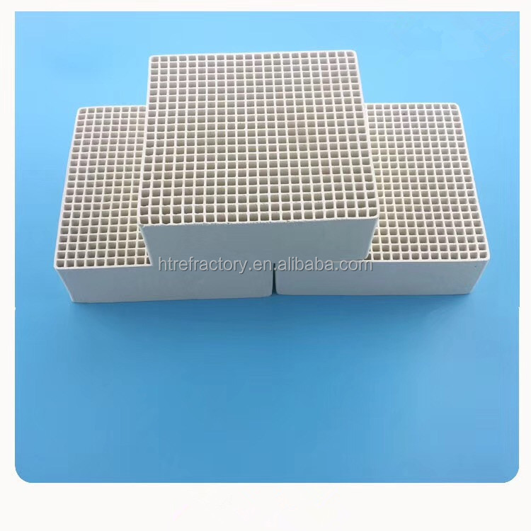 150*150*100 Ceramic Parts for Mullite Corundum Mullite Honeycomb Ceramic Regenerator