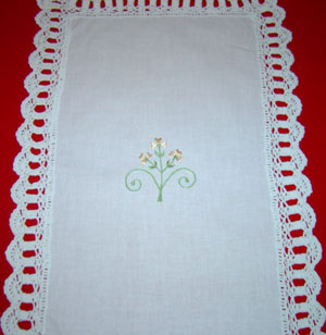 christmas tablecloths cotton and linen, Tablemat, Corcheted Lace Table linen, Tablecloth
