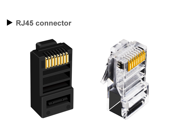 OEM Bare Copper Ethernet Cable , 24AWG 4P Cat5e Patch Cable Network