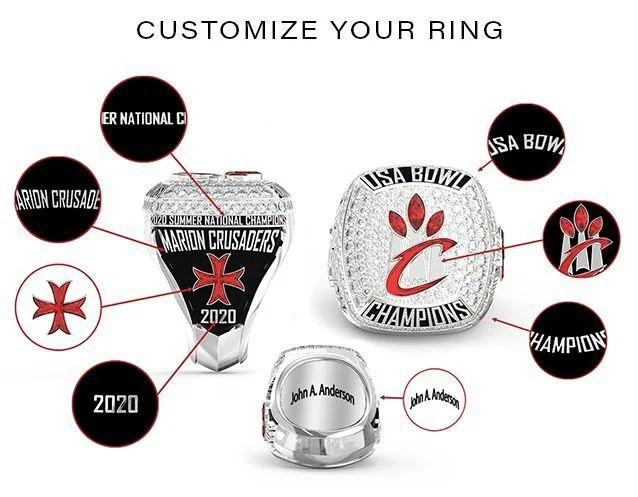 Custom Mens Air Force Rings