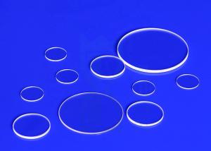 China Double Convex Transparent Round Quartz Glass Plate For Metallurgy wholesale