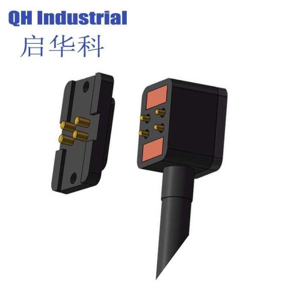 4Pin Indi Dvd Connector Magnetic Cable Connector Magnetic Pogo Connector Cable