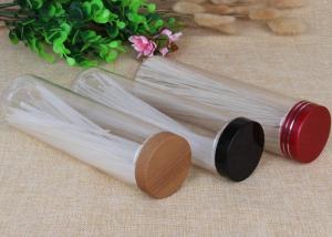 China 450ml Mini Long Clear Pet Jars Transparent Plastic Tube Packaging wholesale