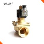 2W-160-15B Water Filter Solenoid Valve Stainless Steel Brass Pilot Operating