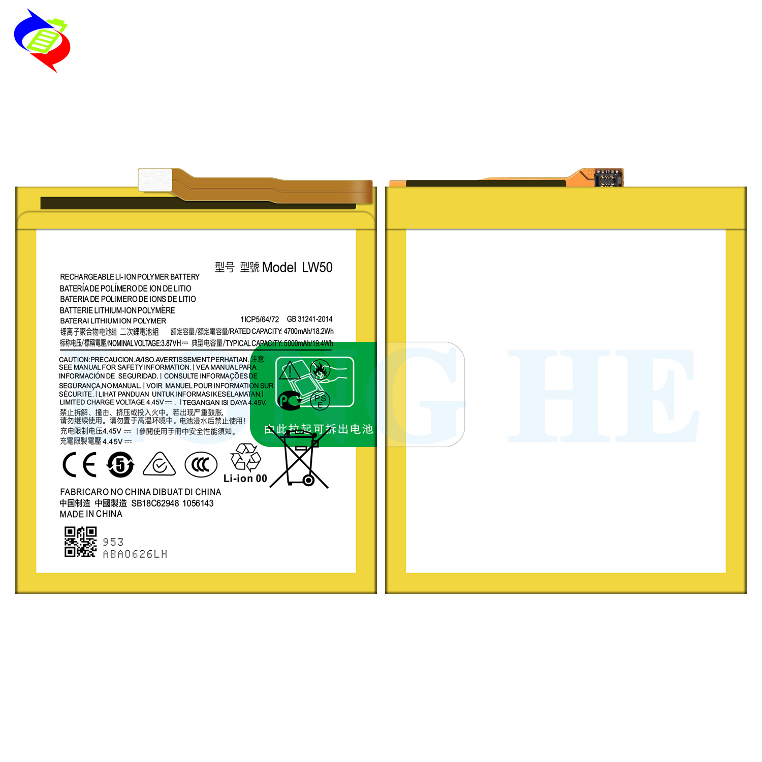 5000mAh Mobile Phone Battery LW50 for Motorola Edge Edge Plus Guaranteed Compatibility