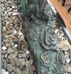 Outdoor garden beautiful grace girl bronze sculpture ,customized bronze statues,