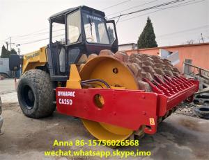 China 265L Fuel Tank Second Hand Road Roller 160KN / 79.5KN Vibration Frequency wholesale