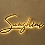 Custom Signage number signs seafood light wall sign led signage