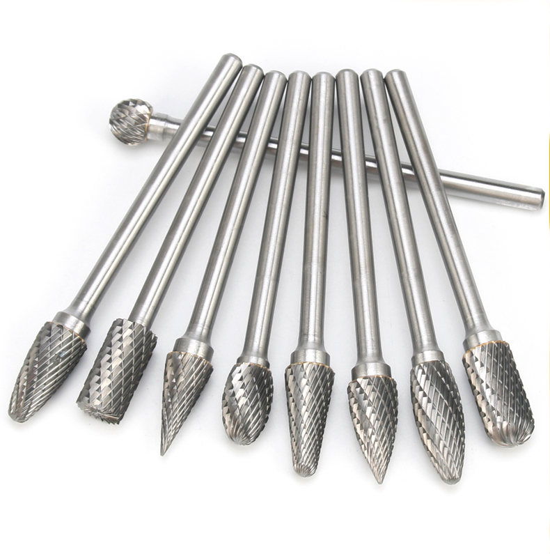 High Performance Long Shank Carbide Burr Carbide Burr Tool Full Size