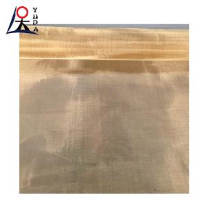 China Shielding fine Woven Copper Mesh Decorative 0.05mm -2.03mm wholesale