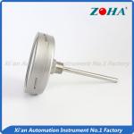 SS Shock Resistance Bimetal Dial Thermometer For Measuring Vibrated Gas