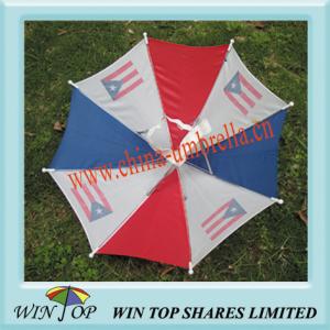 China 12&quot; Hat Umbrella, Cap Umbrella, Head Umbrella(WTL008) wholesale