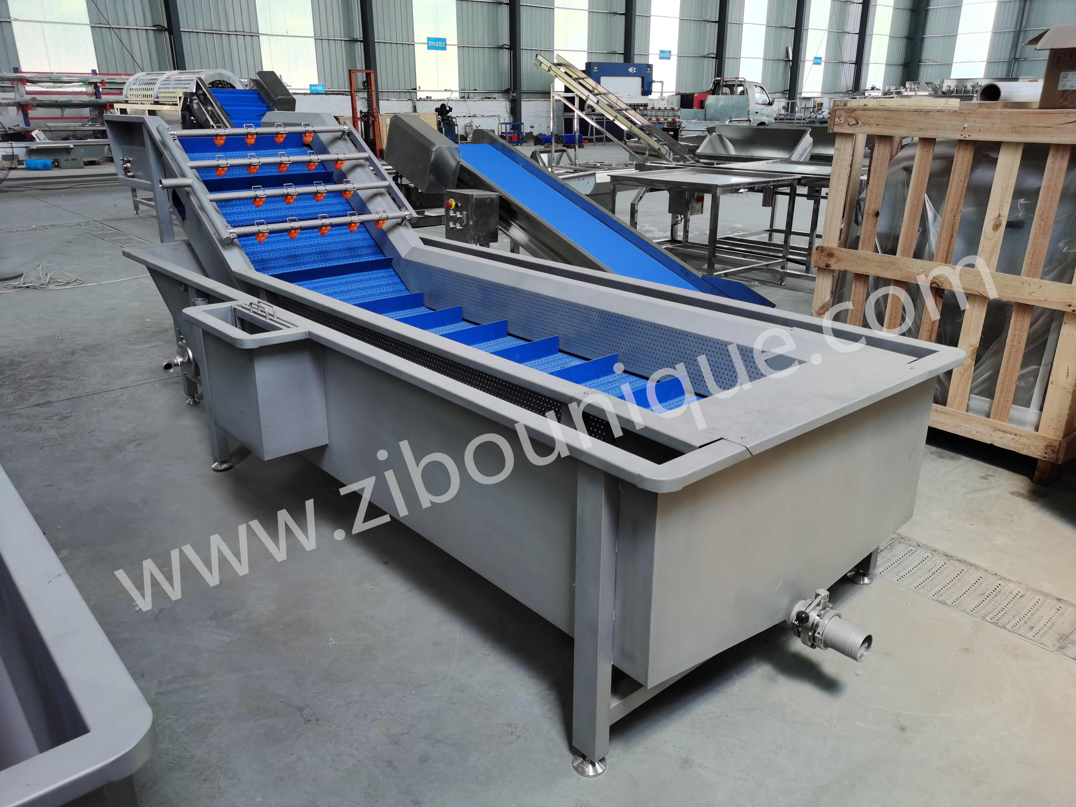 Food Processing Industries 4.12 kw Industrial Potato Peeler with Carborundum Roller