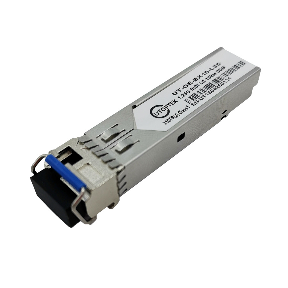 1.25G SM single fiber LC 100km SFP Transceiver DDM for Cisco/huawei/Mikrotik switch use