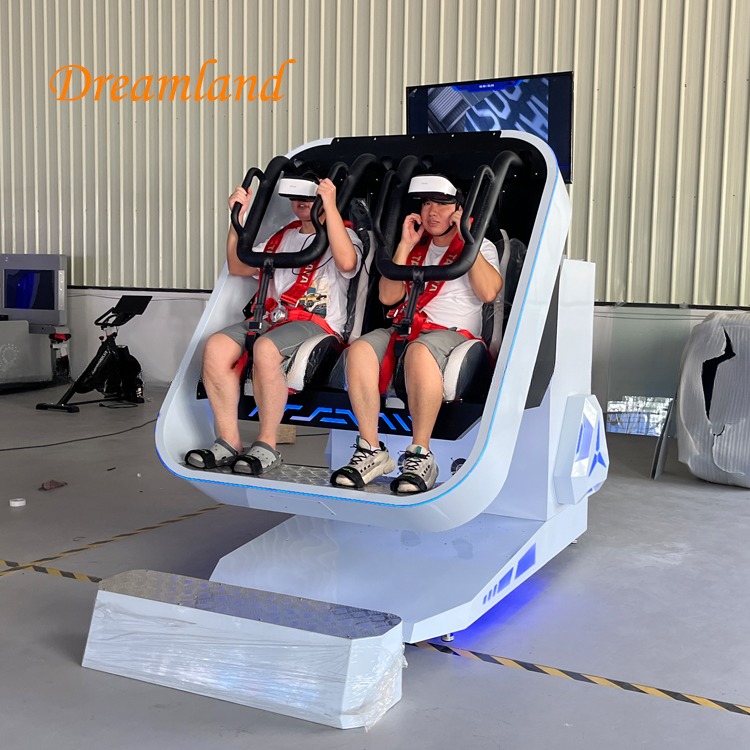Amusement park Virtual Reality 9D VR 360 Degree Rotating Roller Coaster VR Cinema Simulator