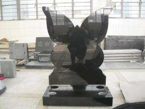 China Butterfly Stone Tombstone Granite Gravestone Monument Memorial wholesale