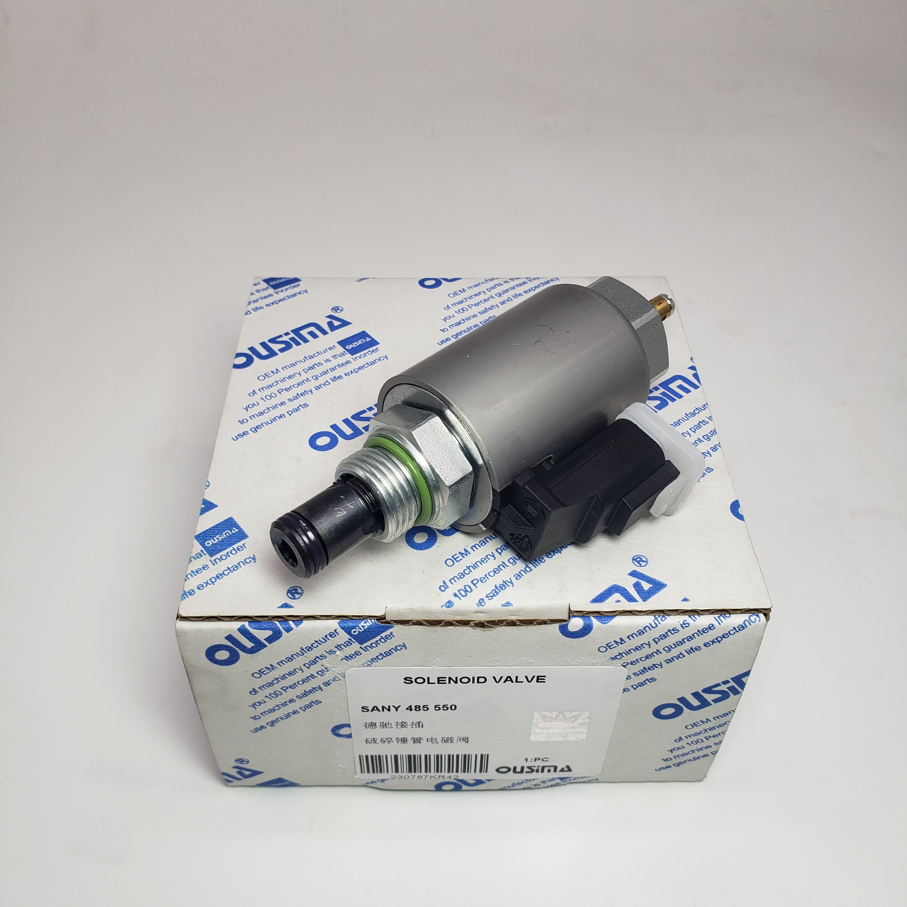 Broken Hammer Solenoid Valve With Deutsch Socket For SANY 485 550