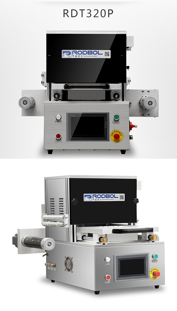 Map Packaging Equipment Food Tray Sealing Machine For Pasta / Baked Goods