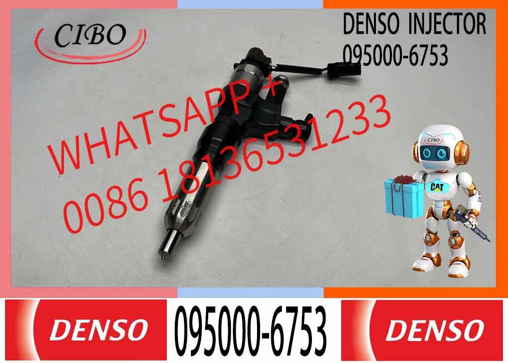 095000-6753 23670-E0030 Diesel Common Rail Fuel Injector for Hino Series Engine